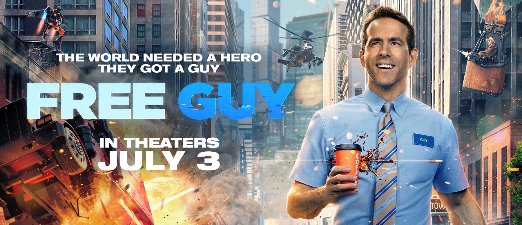 Free Guy Ryan Reynolds 